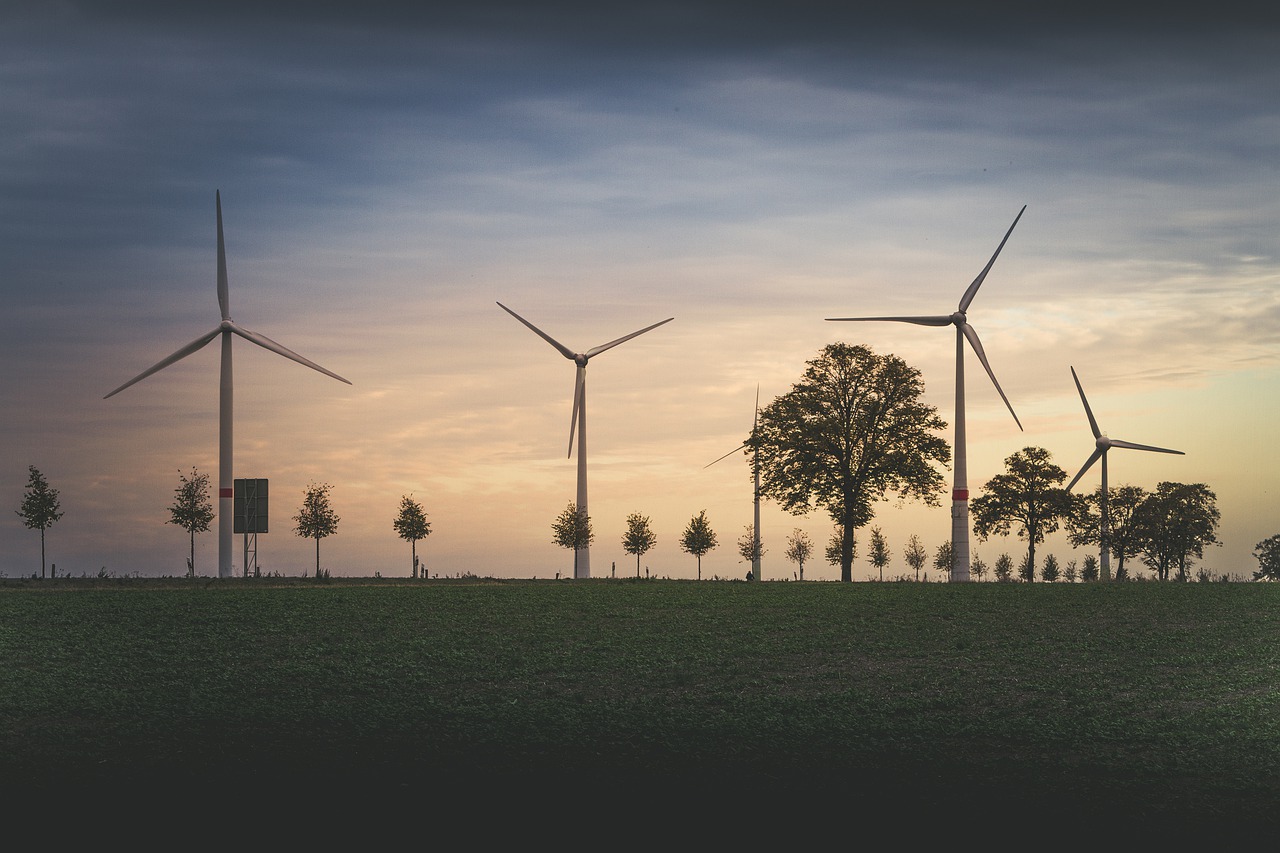 wind power plant, pinwheel, wind power